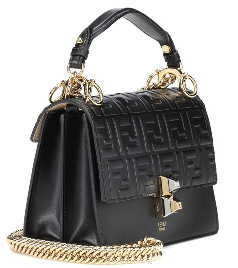 fendi kan i small black|small Fendi bag.